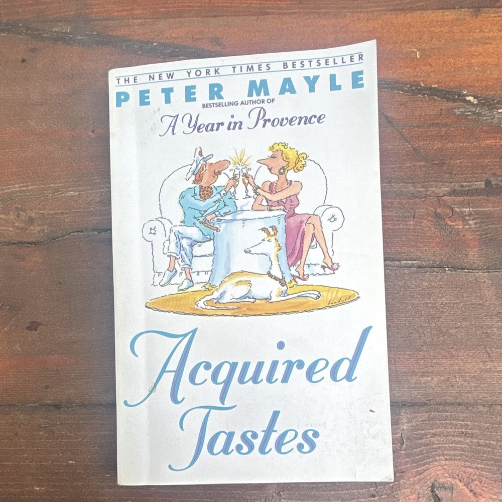 Peter Mayle Acquired Tastes Paperback Book English Nonfiction Travel